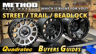 Method Race Wheels Buyers Guide Street Series Trail Series amp Beadlock Wheels [upl. by Donata]