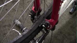 How to True Straighten a Bicycle Wheel [upl. by Aneetsirk]