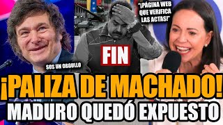 ¡JUGADA MAESTRA DE MACHADO EXPUSO EL FRAUDE DE MADURO MILEI QUEDÓ IMPACTADO  FRAN FIJAP [upl. by Wehttan]