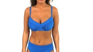 Swim Systems Topaz Full Fit DDD Cup Underwire Top  SwimOutletcom [upl. by Irmgard105]