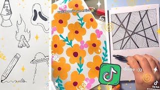 SIMPLE AND EASY DOODLES IDEAS  TikTok Compilation LOFI SOUNDTRACK [upl. by Shaer194]