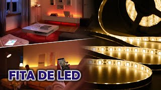 🕹️💡💡 CONTROLAR DUAS FITAS DE LED COM APENAS UM CONTROLE [upl. by Ennyletak]