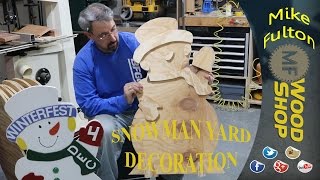 Snowman Yard Decoration [upl. by Ternan93]