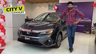 All New Honda City V Facelift ADAS IN 2nd BASE Most VFM Model  Detailed Review [upl. by Storz252]