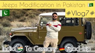 Vlog7🚘Highclass Jeeps in Pakistan🇵🇰Faisalabad To Muzaffargarh🇵🇰ROADTRIP INDIA 🇮🇳 TO 🇩🇪 [upl. by Marigolda]