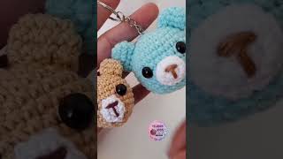 Osito amigurumi para llavero tutorial en mi canal tejidos joss oso osoamigurumi amigurumis [upl. by Oilasor]