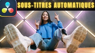 Comment ajouter des SOUSTITRES AUTOMATIQUES dans Davinci Resolve Studio  Tutoriel [upl. by Rodama]