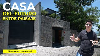 CASA del FUTURO INTELIGENTE entre árboles y VIGAS de ACERO  Obras Ajenas  NETT CONTROL [upl. by Lotta]