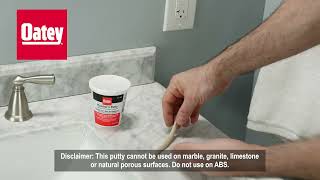 How to Install Oatey Plumbers Putty [upl. by Onivla]