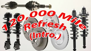 120000 Mile Refresh Overview  2014 Avenger  New Struts Brakes Wheel Bearings Episode 42 [upl. by Ellesig]