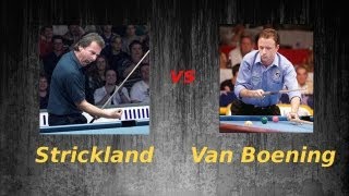 Shane Van Boening vs Earl Strickland on 10 Foot Diamond Pool Table [upl. by Ahsaercal]