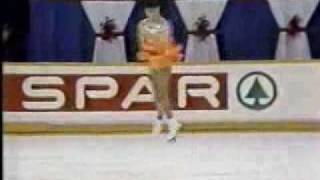 Junko Yaginuma 八木沼純子 JPN  1987 World Juniors Ladies Long Program [upl. by Trah]