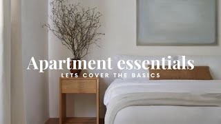 First apartment essentials  Let’s cover the basics [upl. by Nylia]