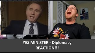 American Reacts to YES MINISTER  Diplomacy is about surviving until the next century REACTION [upl. by Leorsiy404]