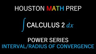 Convergence of Power Series IntervalRadius of Convergence [upl. by Asila165]