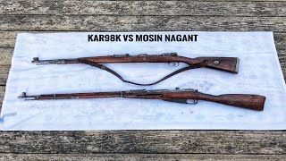 Kar98k Mauser Vs Mosin Nagant 9130 [upl. by Eycal]