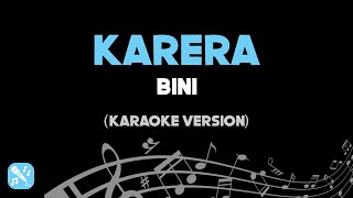 Karera  Bini Karaoke Version HD [upl. by Ettennan]