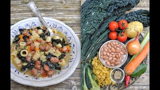 Cavolo nero  Tuscan kale soup How to make an Italian Tuscan kale and bean soup [upl. by Caroline]