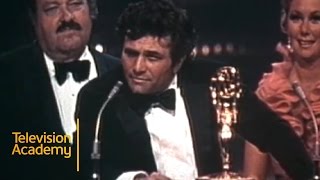 Peter Falk’s Hilarious Acceptance Speech for COLUMBO  Emmys Archive 1972 [upl. by Karilynn]