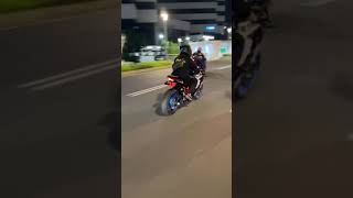 ZX25R akrapovic megaphone flyby [upl. by Rezal]