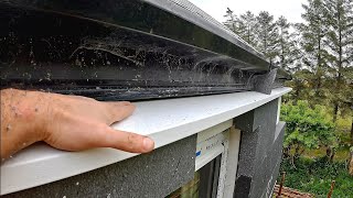 How to bend and install a profile when there is no Roof Overhang [upl. by Edmon]