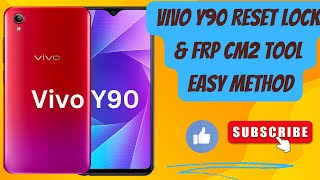 Vivo y90 1908 Pattren unlock cm2  y90 frp bypass  Vivo y90 Code unlock CM2 new Security [upl. by Crean222]