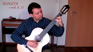 Scarlatti  Sonata K11 L352  Longos version  Daniele Lazzari guitar  432Hz [upl. by Kristina]