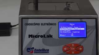 Crioscopio MicroLak  MENU [upl. by Bat263]