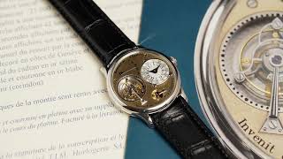 FP Journe Souscription N°24 The last Tourbillon Souscription sold directly Platinum [upl. by Aihsile]