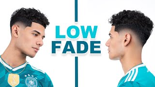 LOW FADEDESVANECIDO EN CABELLO RIZADO  TUTORIAL [upl. by Ciryl]