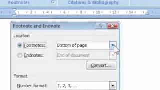 How to edit Footnote amp Endnote settings [upl. by Miksen76]