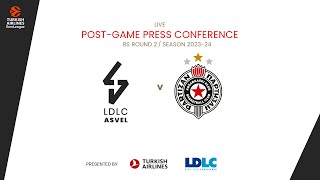 Press Conference LDLC ASVEL vs Partizan Belgrade R2 [upl. by Eada494]