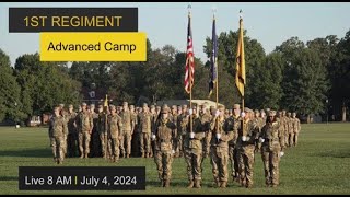 1st Regiment Advanced Camp Graduation Ceremony CST 2024 [upl. by Nere]