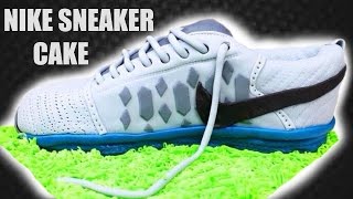 NIKE SNEAKER CAKE TUTORIAL  Marcos Soler [upl. by Hobey]