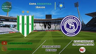 Banfield vs Ind Rivadavia  16avos de final  CopaArgentina  La Previa de Banfield en vivo [upl. by Nedrah]