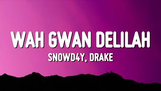 Snowd4y amp Drake  Wah Gwan Delilah Lyrics [upl. by Gurias]