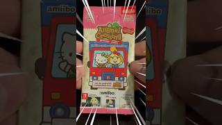 Opening Animal Crossing X Sanrio amiibo Cards shorts AnimalCrossing ACNH [upl. by Zanze]