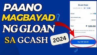 PAANO MAGBAYAD SA GLOAN  HOW TO PAY GCASH GLOAN 2024 cedricvlogchannel [upl. by Eivad869]