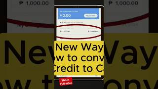 GCredit convert to cash  new method gcredit gloan ggives [upl. by Airemat]