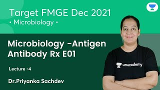 Microbiology AntigenAntibody Rx E01  L4  FMGE Dec21  Lets crack NEET PG  DrPriyanka Sachdev [upl. by Burwell]