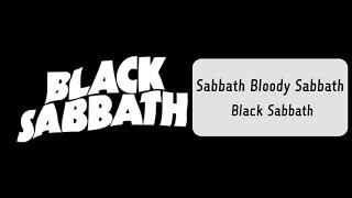 Sabbath Bloody Sabbath [upl. by Asillim52]