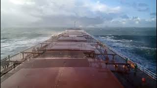 Porthole View of a Bulk Carrier [upl. by Nuhsed]