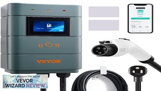 VEVOR Level 2 Electric Vehicle Charging Station 048A Adjustable 115 kW 240V Review [upl. by Llerrem41]