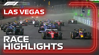 Race Highlights  2023 Las Vegas Grand Prix [upl. by Hannavas]