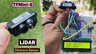 How LiDAR Works  Interfacing TFMiniS Micro LiDAR Distance Sensor with Arduino [upl. by Glovsky]