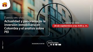 Actualidad de la inversión inmobiliaria en Colombia  Banco Davivienda [upl. by Epotimet260]