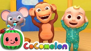 Head Shoulders Knees amp Toes  CoComelon Nursery Rhymes amp Kids Songs [upl. by Sardse]