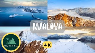 Tromsø  Kvaløya  Norway Drone [upl. by Geminian]