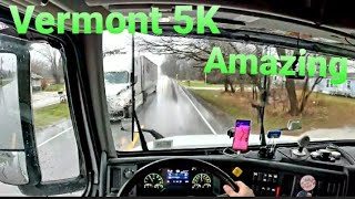 pov truck driving 5K USA Vermont povdrive truckdriver [upl. by Sparkie742]