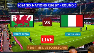 Wales Vs Italy LIVE Score UPDATE Today 2024 Six Nations Rugby Round 5 Match Mar 16 2024 [upl. by Flora]